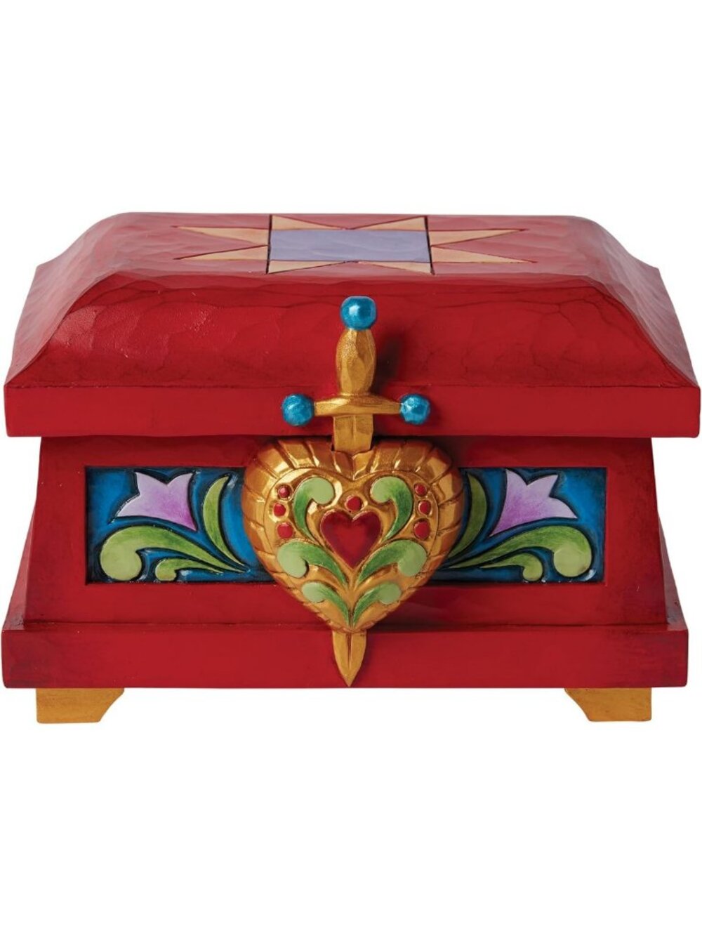 Hand-Painted Snow White Evil Queen Trinket Box - Disney Villains Jewelry Holder